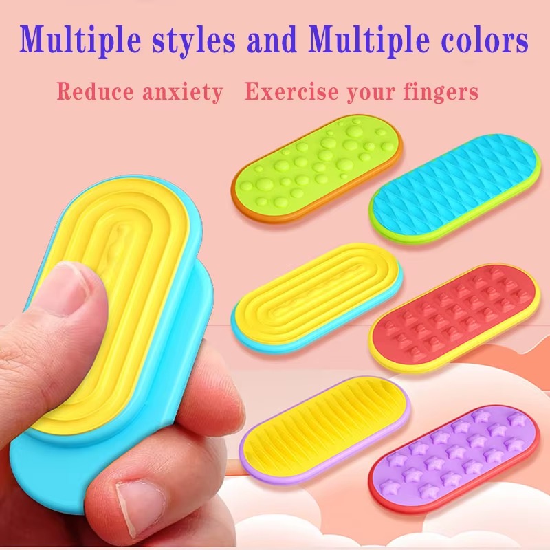 Magnetic Finger Slider Fidget Toy – Stress Relief Sensory Fingertip Toy for Adults & Teens