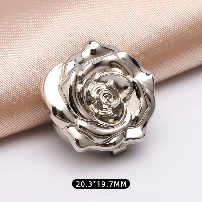 💎 Rhinestone & Pearl Decorative Collar Clips Set