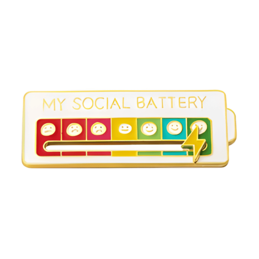 Social Battery Pin – MoodSocial