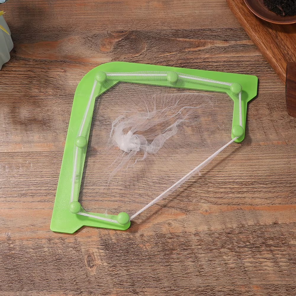 Kitchen Sink Corner Strainer Set – Triangle Drain Basket with 50 Replacement Mesh Bags