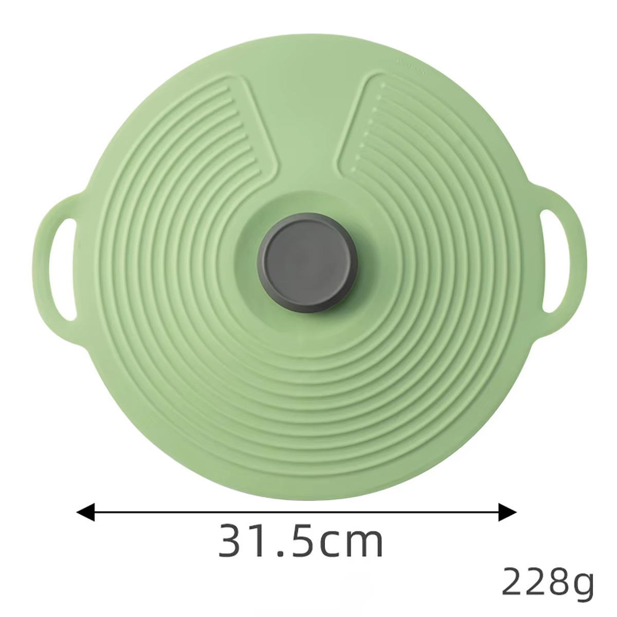 🍲 Heat-Resistant Silicone Pot Cover – Anti-Overflow & Splatter Guard