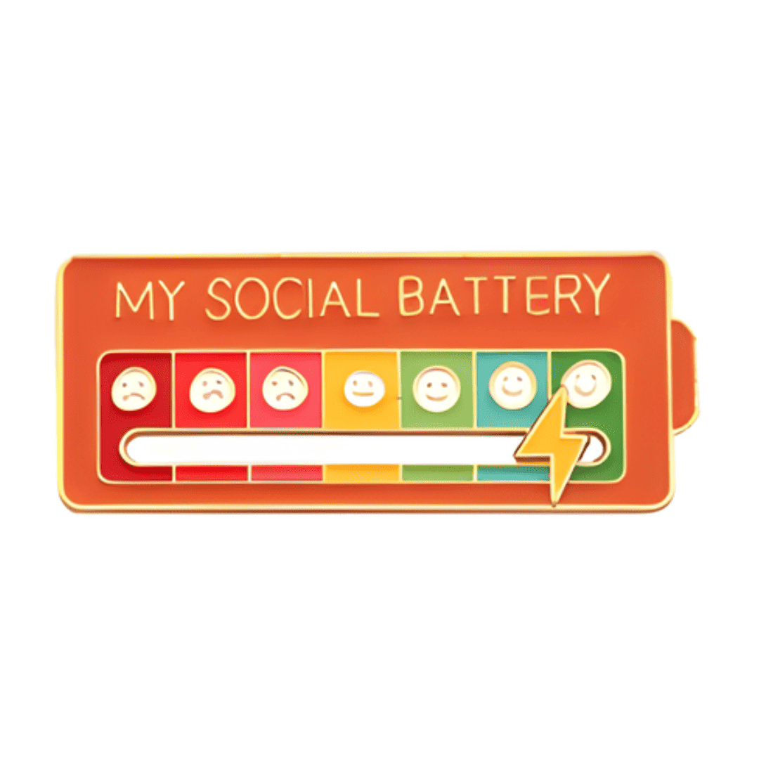 Social Battery Pin – MoodSocial