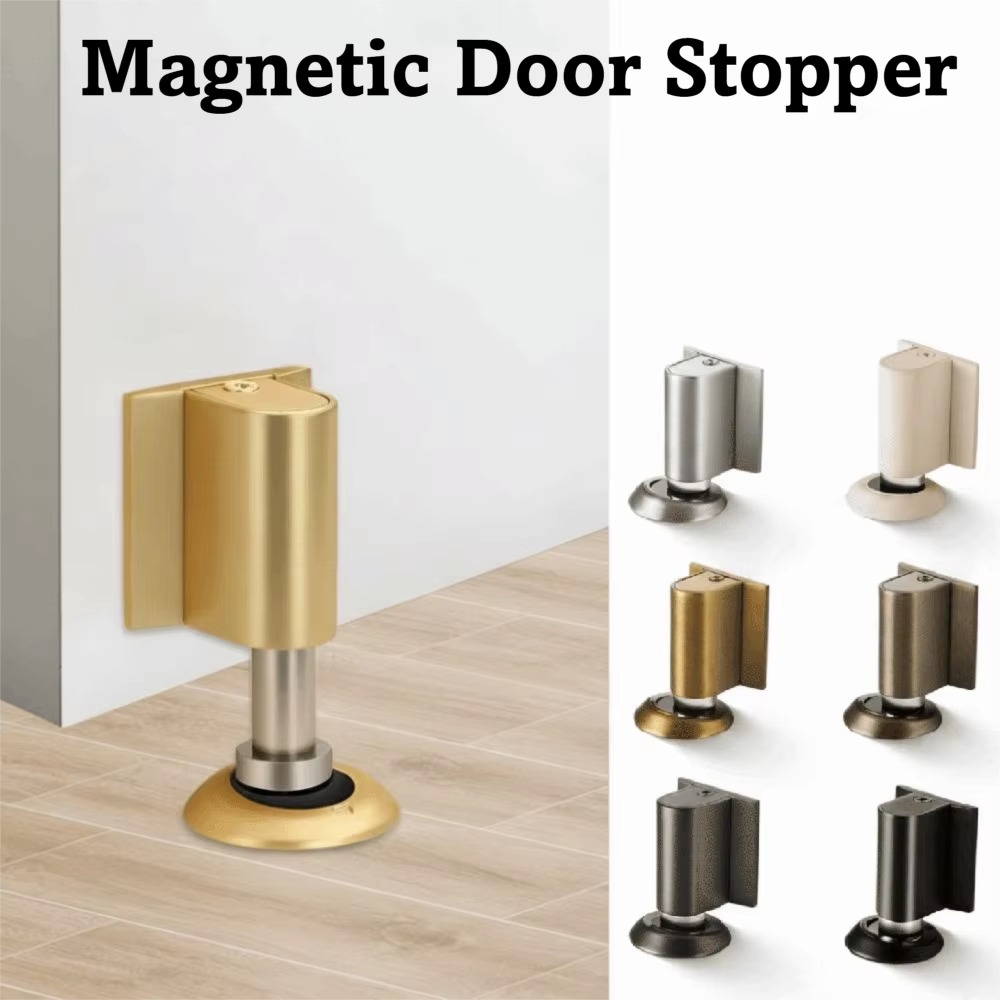 Magnetic Door Stopper – Punch-Free Heavy Duty Door Holder