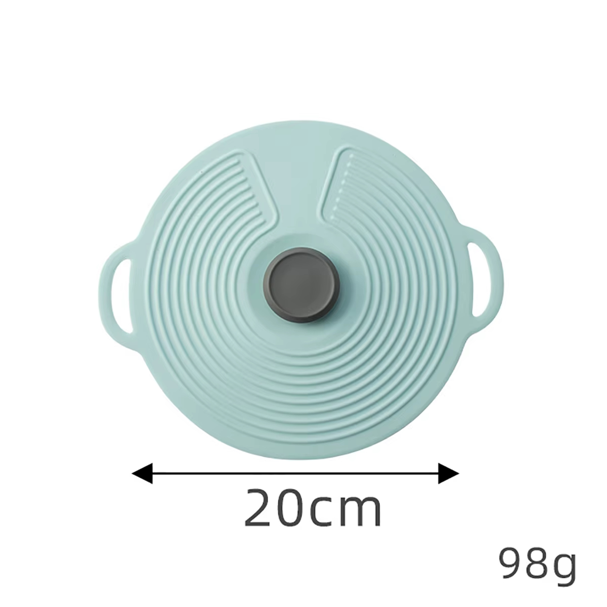 🍲 Heat-Resistant Silicone Pot Cover – Anti-Overflow & Splatter Guard