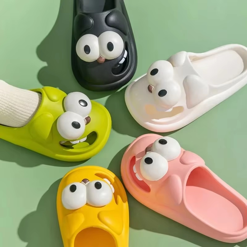 Tongue Kiss Slippers Big Eye Dog Slippers