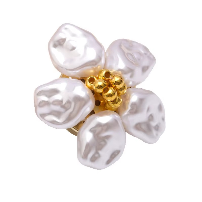 💎 Rhinestone & Pearl Decorative Collar Clips Set