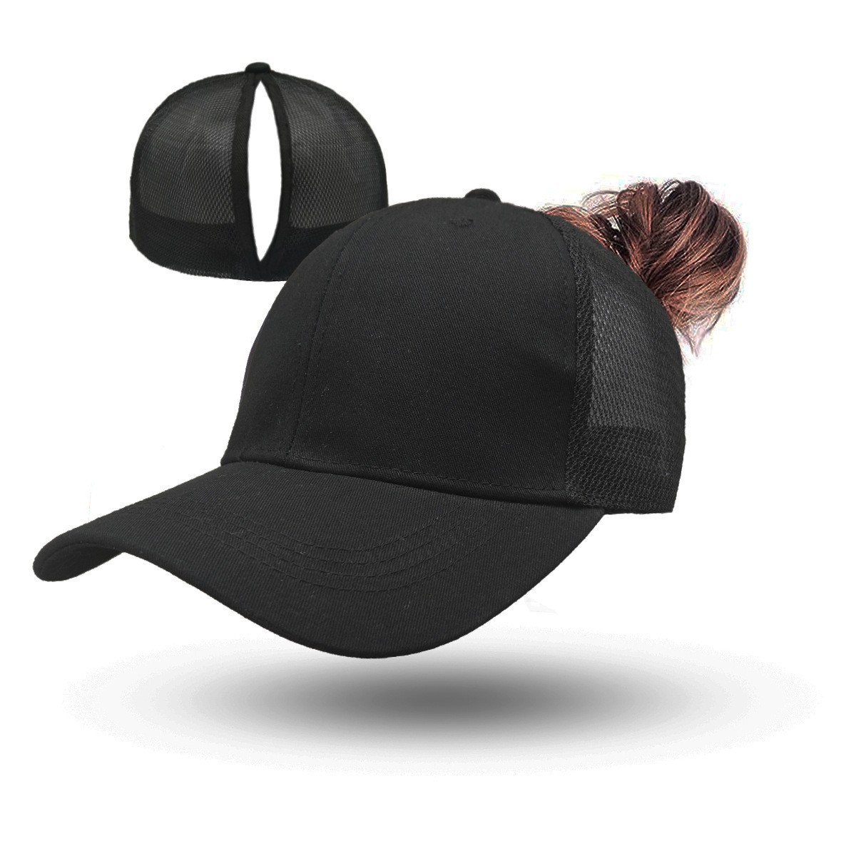 Magnetic Ponytail Hat for Women – Adjustable Outdoor Sun Cap