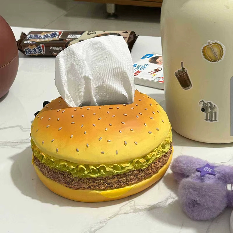 Hamburger Tissue Box Holder