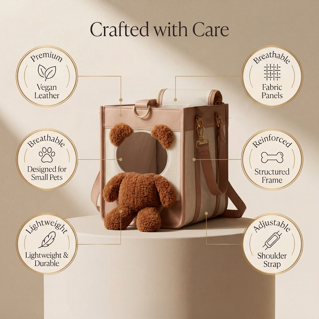  Lovemycart™ Premium Pet Carrier Bag
