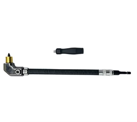 300mm Flexible Shaft Screwdriver Bit Extension with 1/4" Quick-Change Adapter