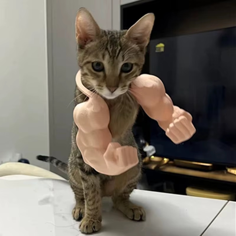 3D Printed Hulk Arm Pet Neck Accessory