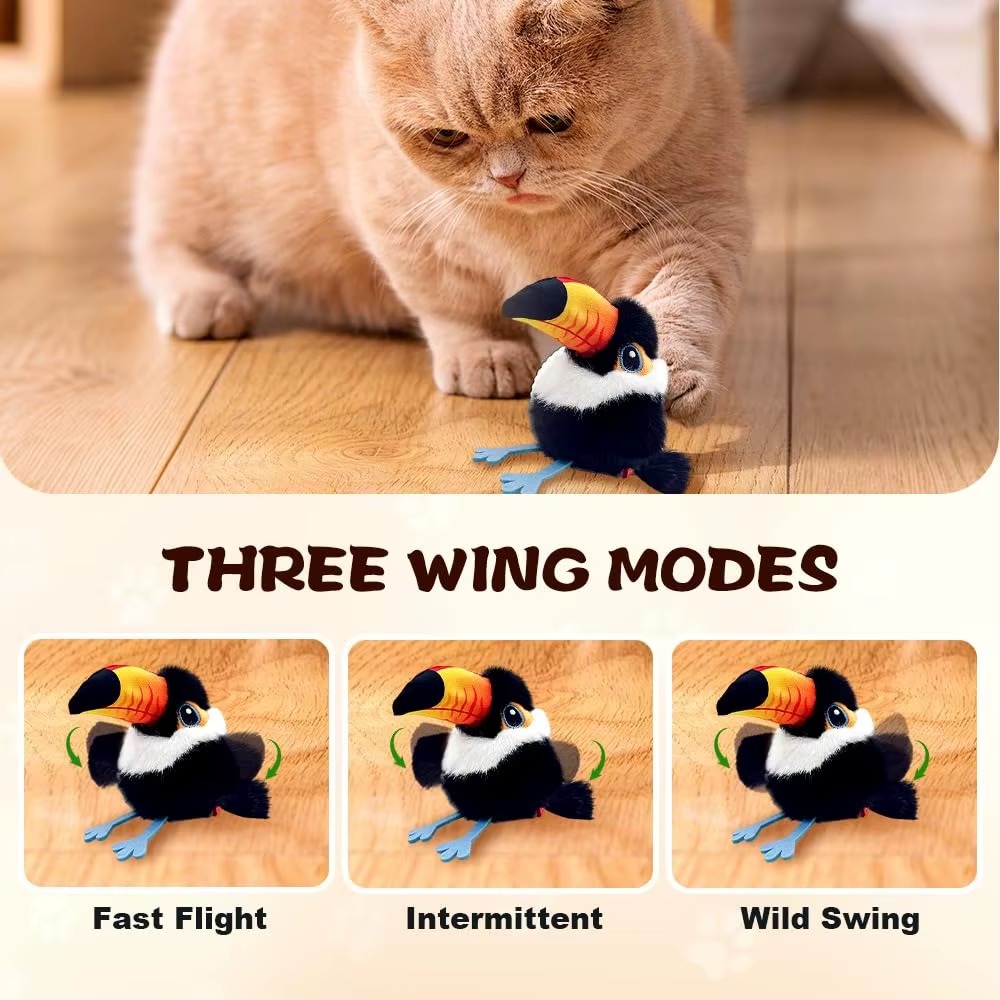 Flying Bird Cat Toy