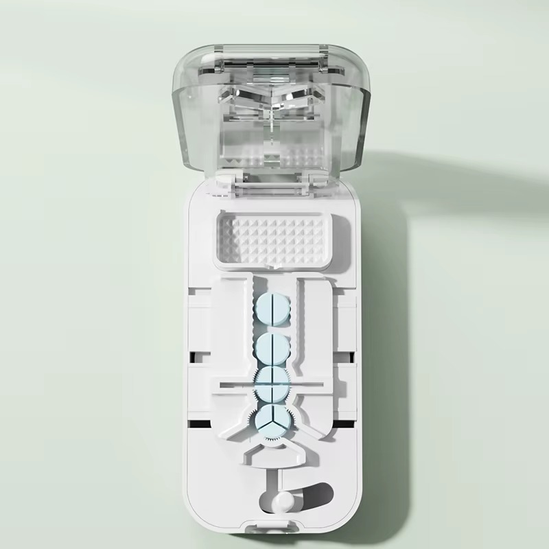 Portable Multi-Size Pill Cutter with Storage Compartment – Halves, Thirds & Quarters