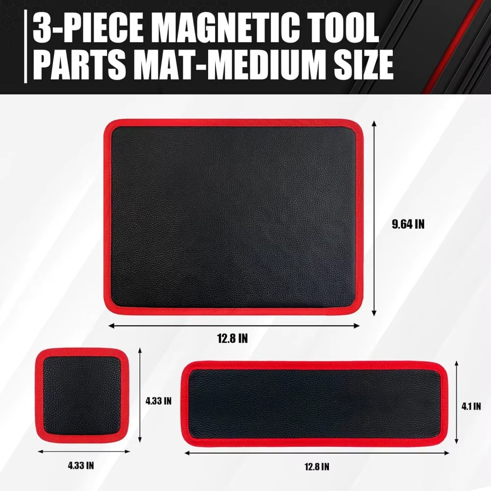 3-Piece Strong Magnetic Tool Mat Set