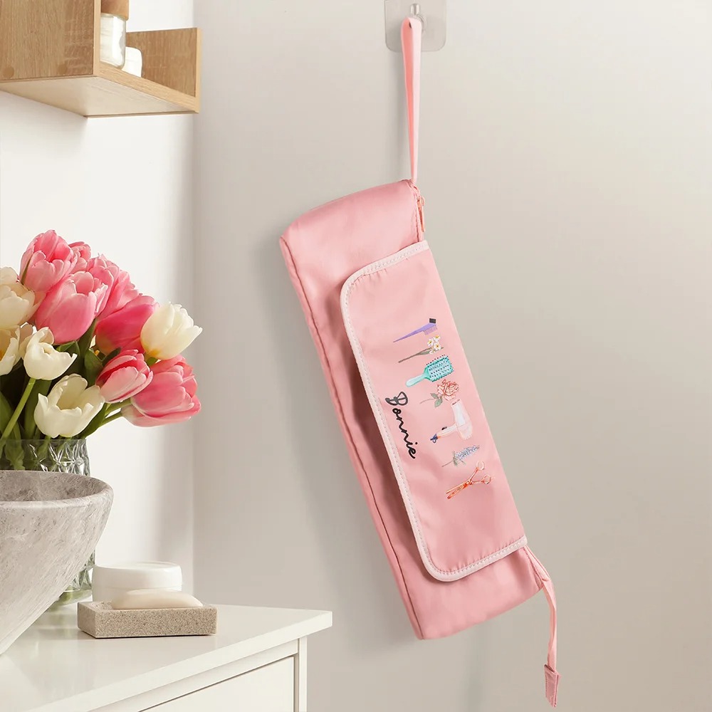 My Kit Where Tools Meet Blooms - Personalized Hair Tools Travel Bag