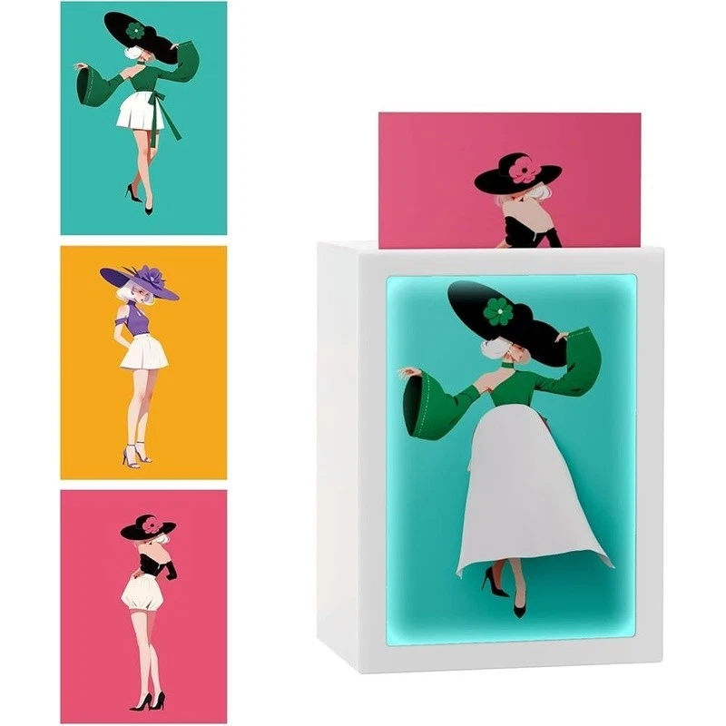 [Copy]🩰 Ballerina Wooden Tissue Box Holder