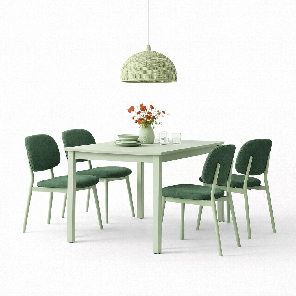 Esstisch Set Gruen-lorqena