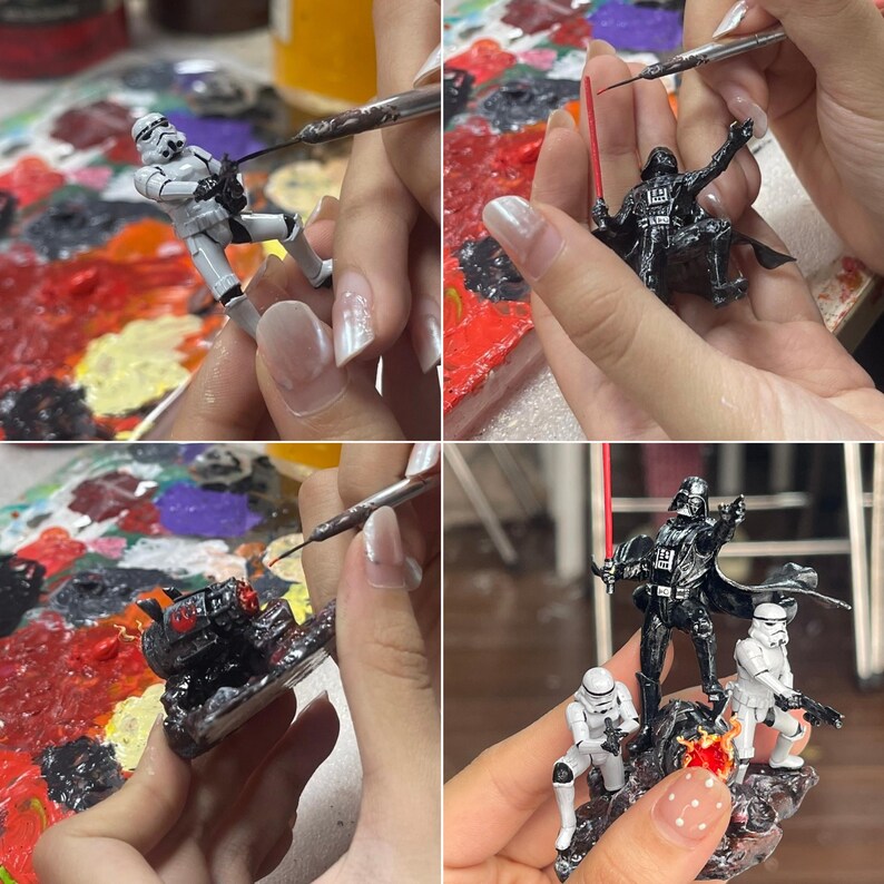 Black-Masked Lord Resin Night Light,Unique Birthday Gift, Father's Day for Him