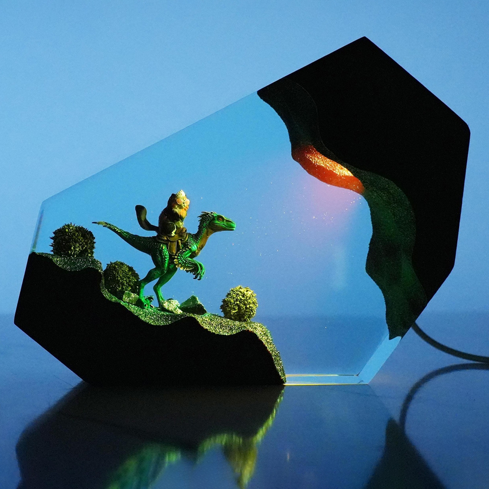Dungeon Crawler Carl Resin Lamp Unique Gift Home Decor