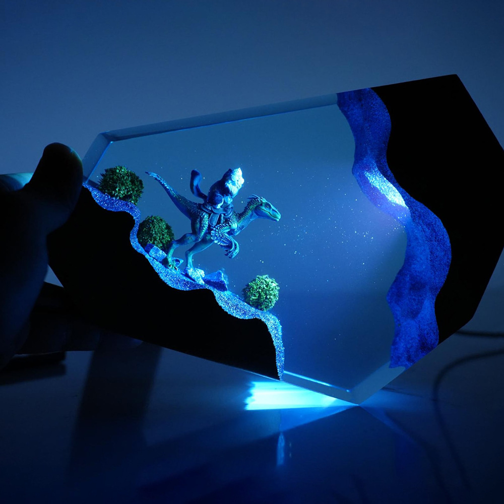 Dungeon Crawler Carl Resin Lamp Unique Gift Home Decor