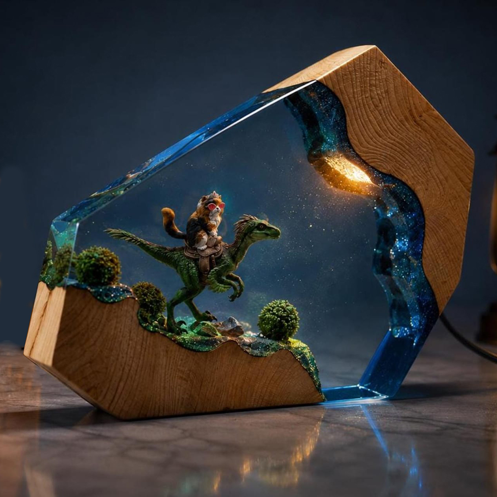 Dungeon Crawler Carl Resin Lamp Unique Gift Home Decor