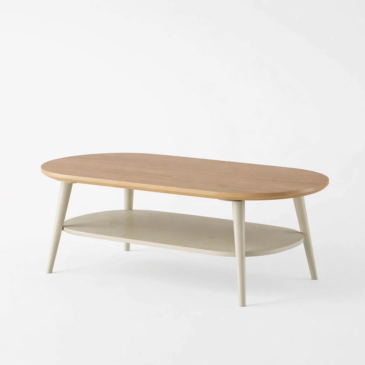 Couchtisch oval leicht-arqvir