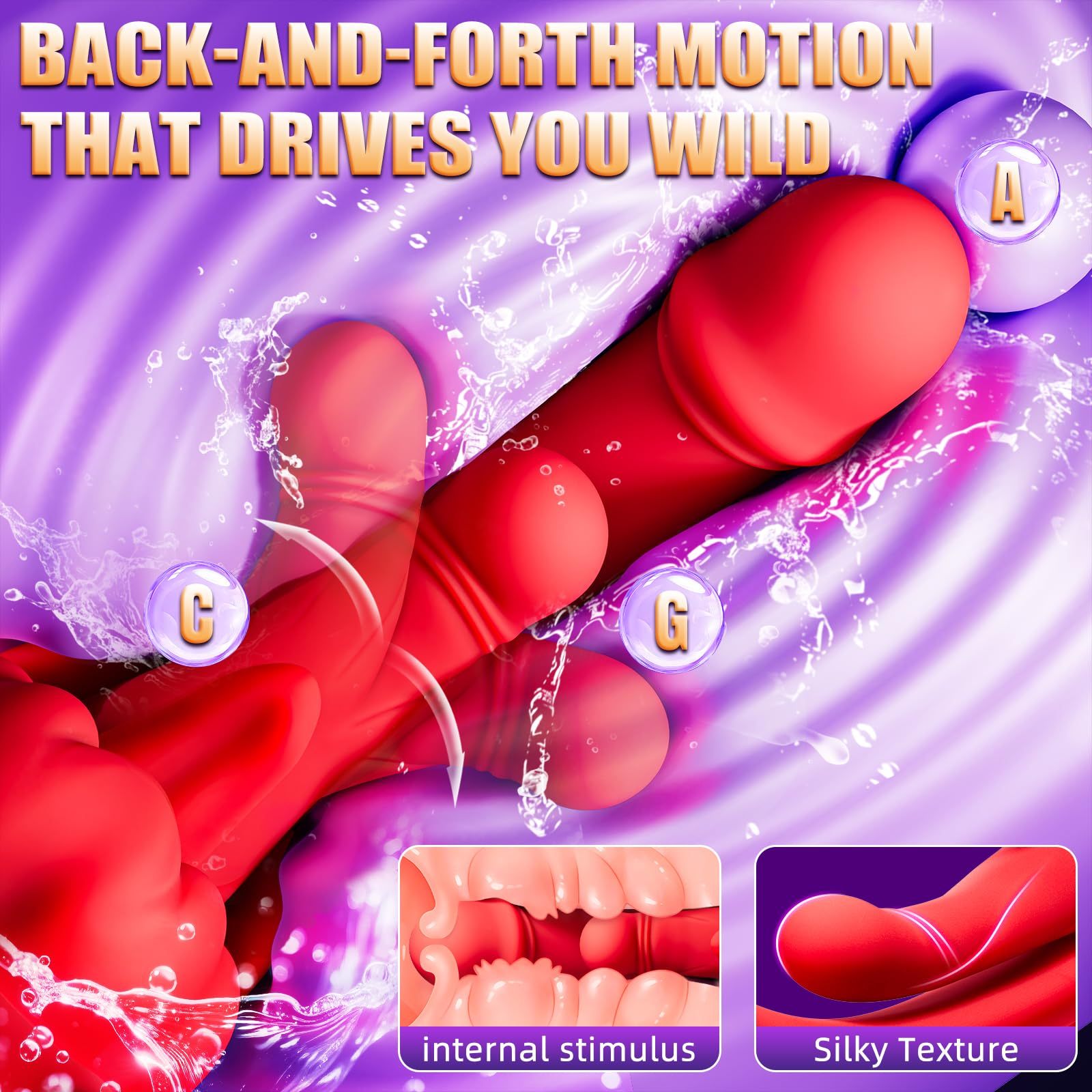 💥Rose Vibrating Toy-💥G Spot Vibrator Womens Sex Toy