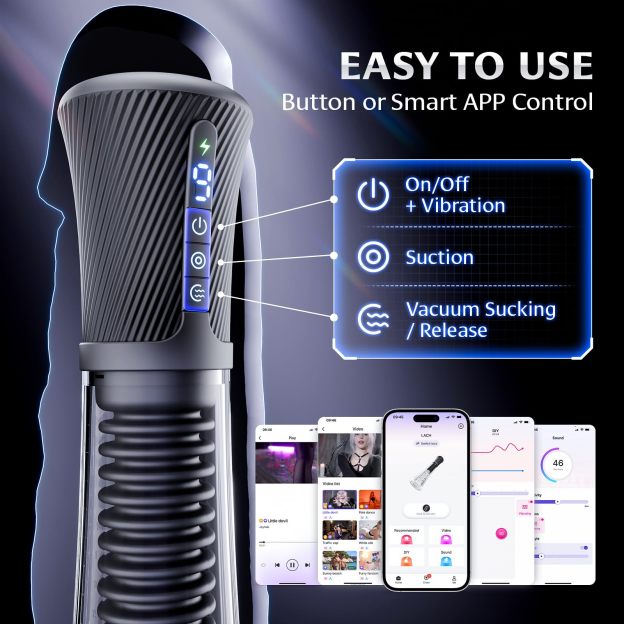 😍2025 Penisvergrößerungspumpe 💪– 💥Dreifache Stimulation durch Saugen, Vibration und Elastizität!💦