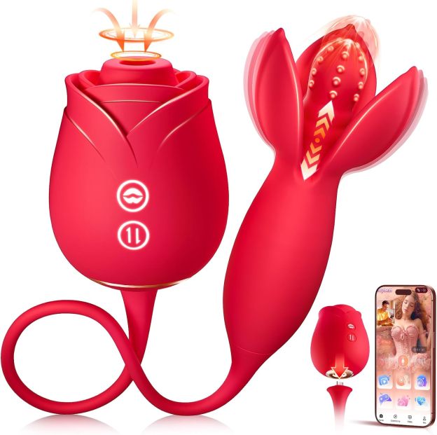 🎁🔥 2026 Hot Selling Product 🎁🔥 Rose　Smart Intimate Toy 🎁🔥 AI Sync + 10 Personalized Modes