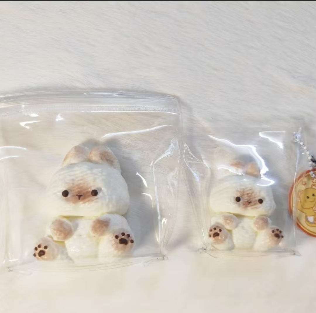 Thin cream thick milk mud small animals cute short-eared rabbit Siamese rabbit pinch pinch Le silicone decompression toy