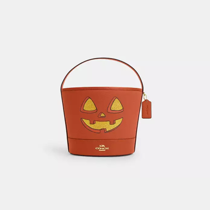 Trick Or Treat Bucket With Halloween Ghost