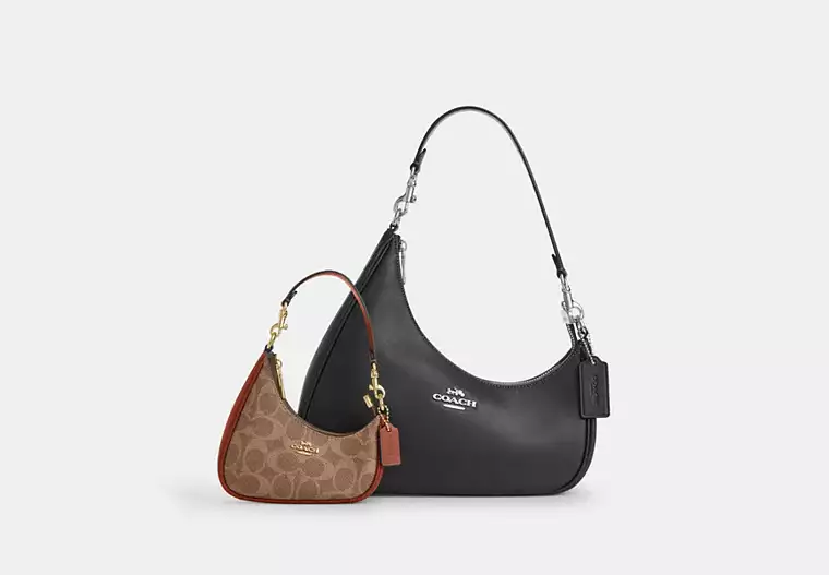 Mini Twisted Teri Bag Charm In Signature Canvas
