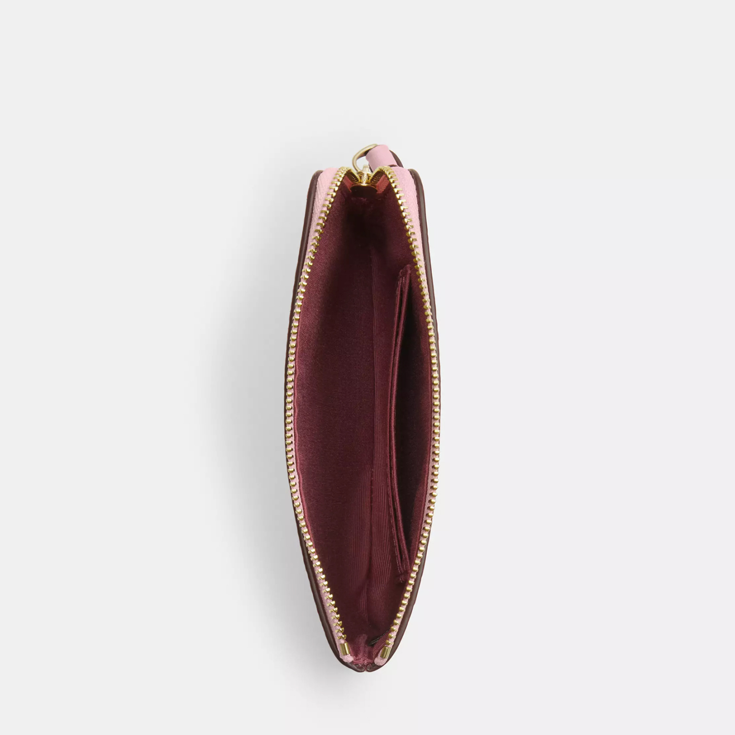 Corner Zip Wristlet In Signature Canvas