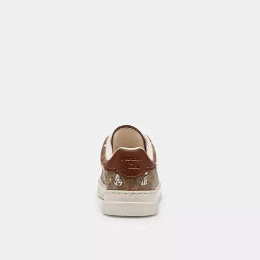  Coathtch X Peanuts High Line Sneaker In Signature Canvas With Snoopy Print