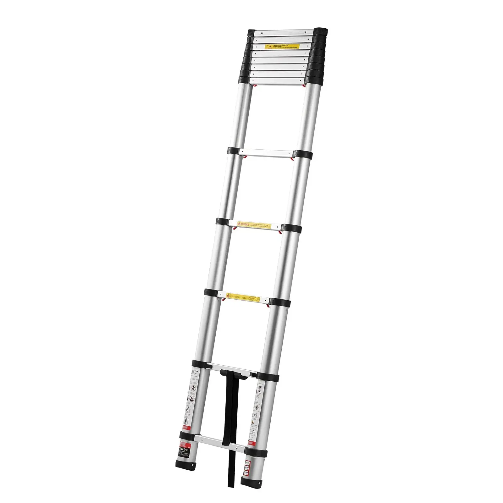 Telescoping Ladder, Aluminum Lightweight Multi-Purpose Collapsible Extension