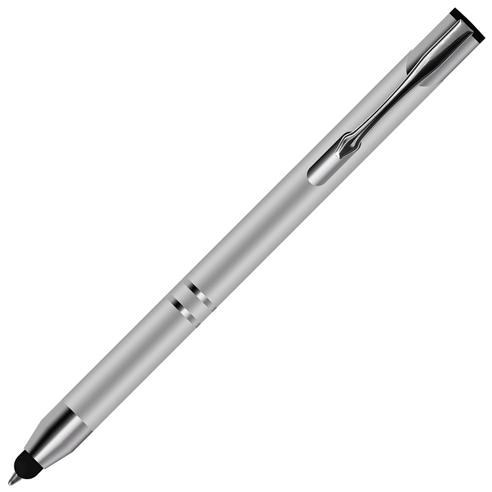 Pack of 4 Comfortable Stylus Touch Screen Pen with Ballpoint Nib Rubber Tip
