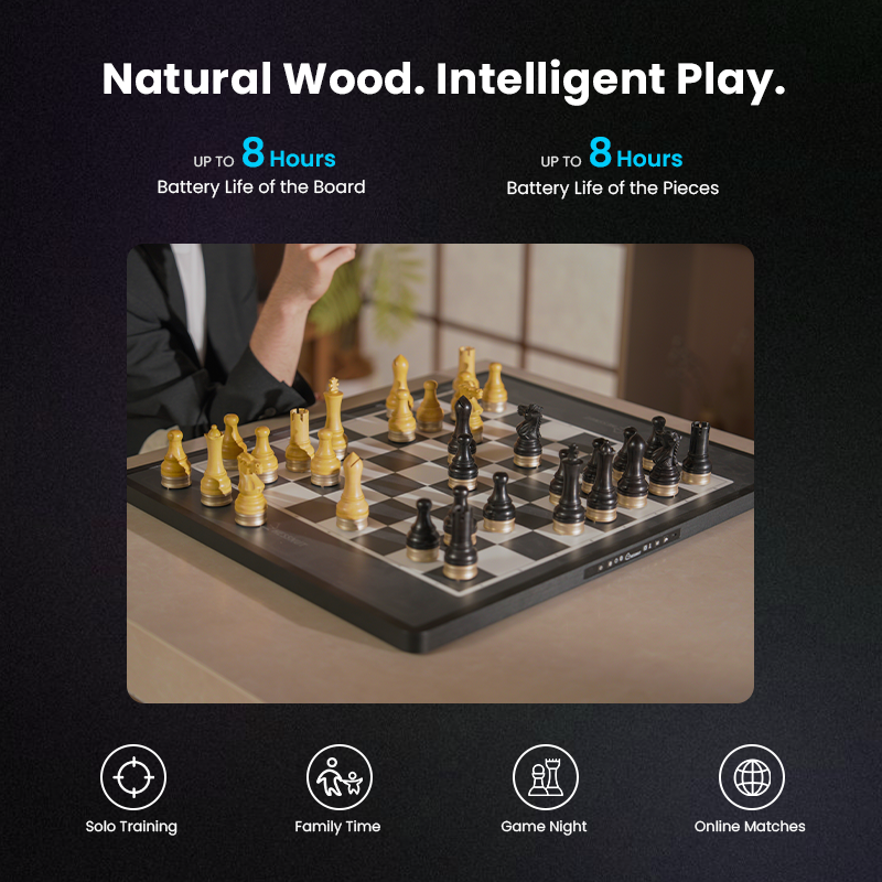 🔥Today's Special🔥 Advanced Robotic Chessboard with Wooden Pieces