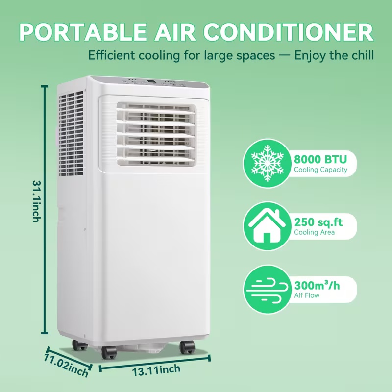 🔥Summer Best-Seller🔥3-in-1 Multifunctional Portable Air Conditioner (8,000 BTU)