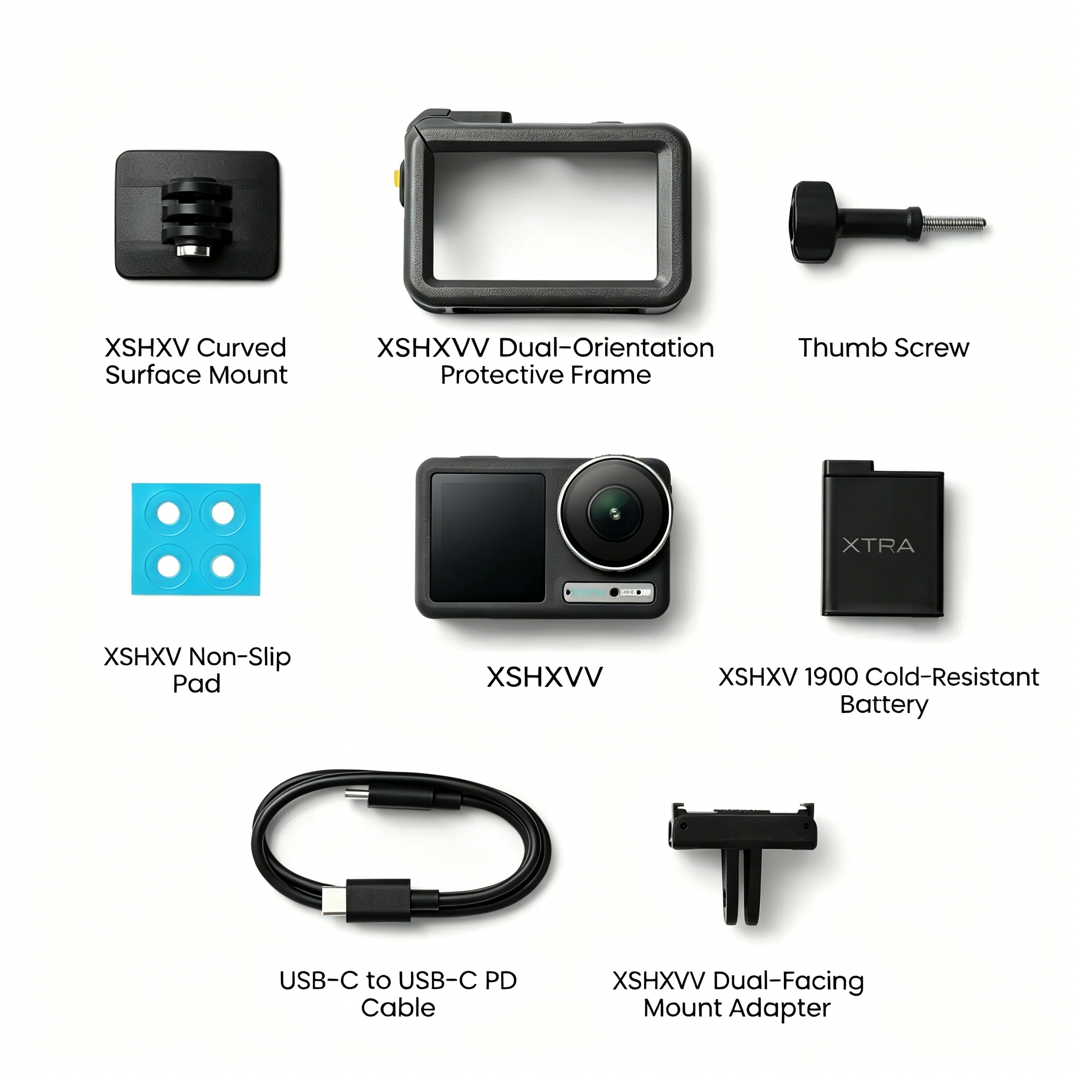 XSHXVV-4K Adventure Camera for Travel, Vlogging & Outdoor Sports