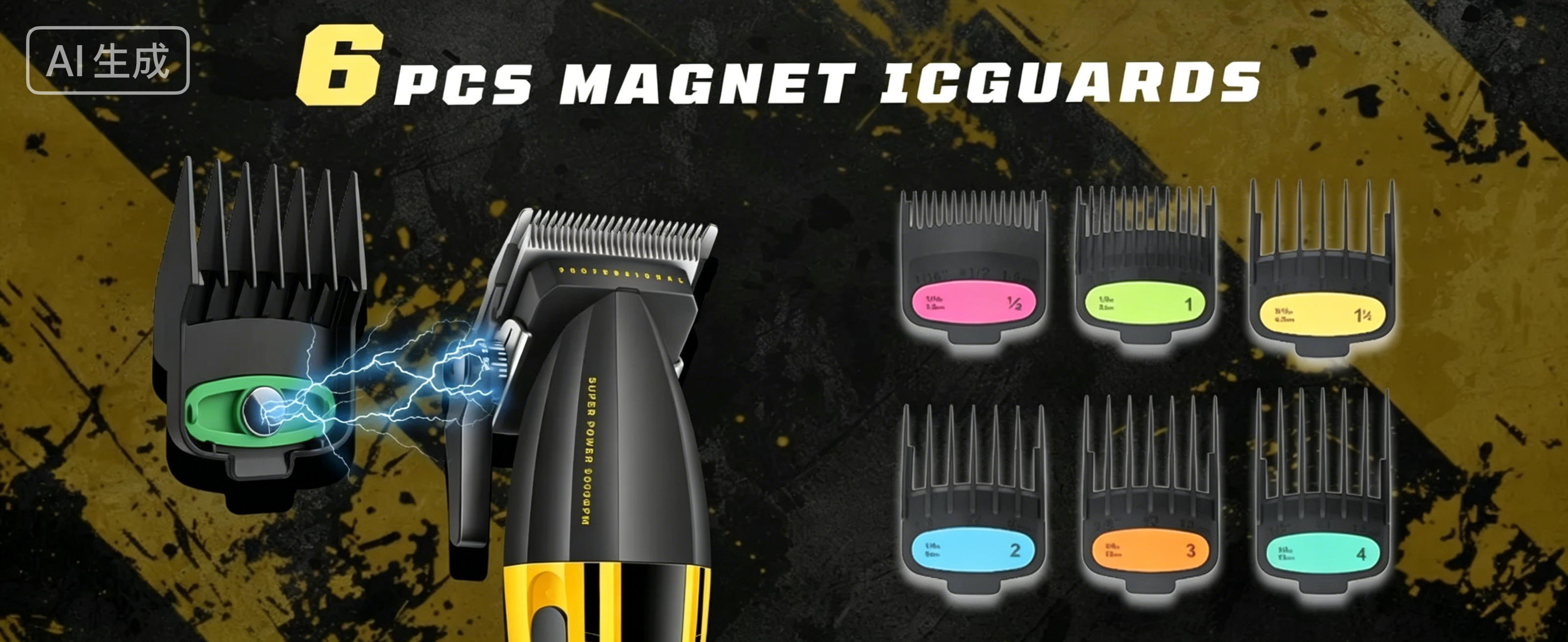 MUSCULAR barber kit cutting guide