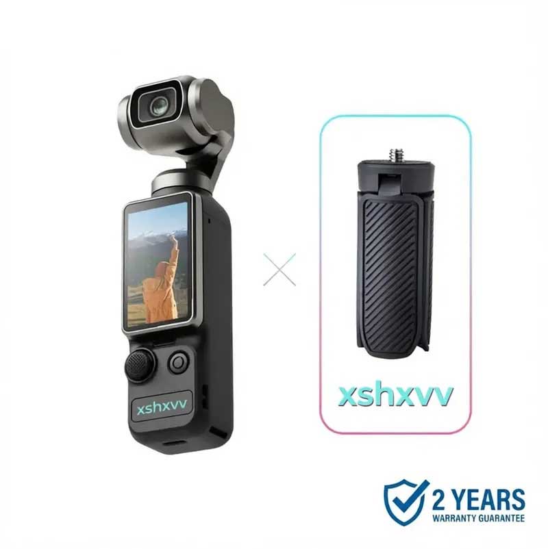 xshxvv  Muse Vlogging Camera  with 1'' CMOS 4K/120fps Videos 3-Axis Gimbal Stabilizer Fast Focusing Face/Object Tracking Portable Handycam Camcorder