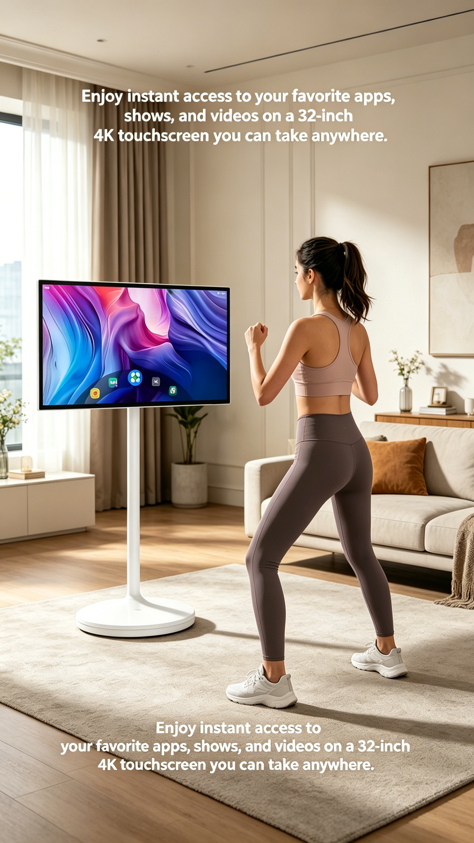 🔥Last Day For Clearance🔥32" Portable Smart Touchscreen Display-Your Entertainment, Work & Creativity — Anywhere