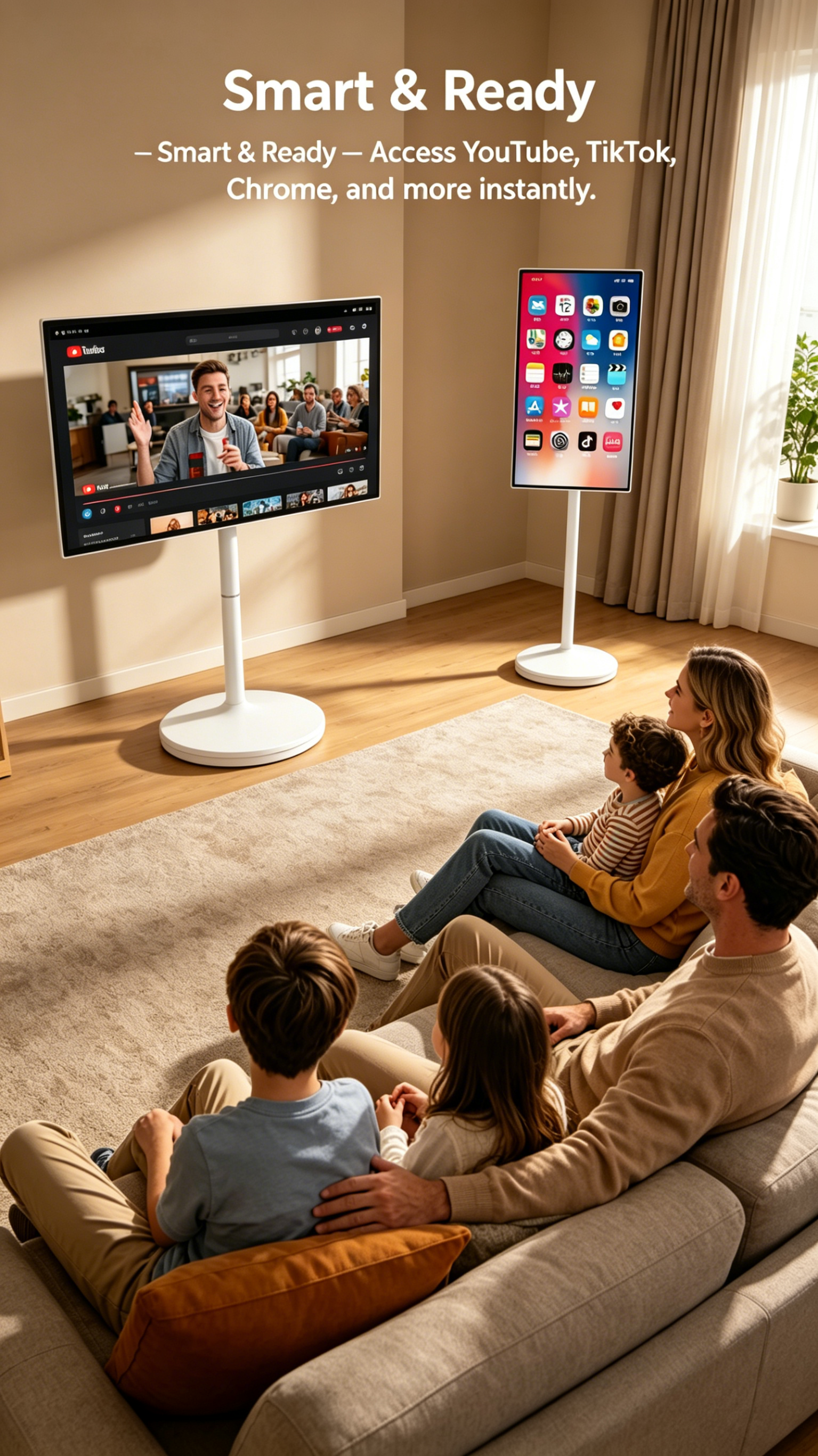 🔥Last Day For Clearance🔥32" Portable Smart Touchscreen Display-Your Entertainment, Work & Creativity — Anywhere