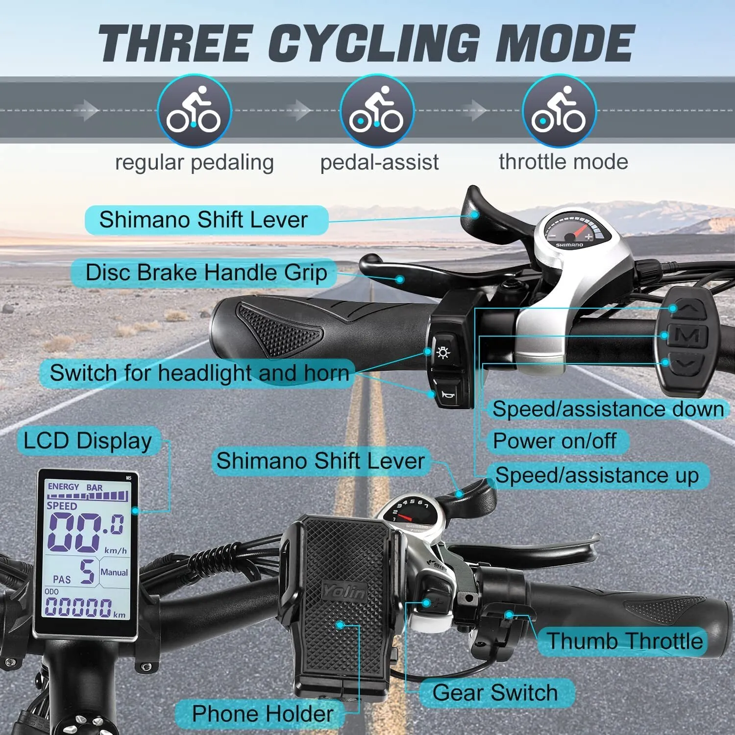 🎉( CLEARANCE SALE ) 🎉✨Wide tire electric bike