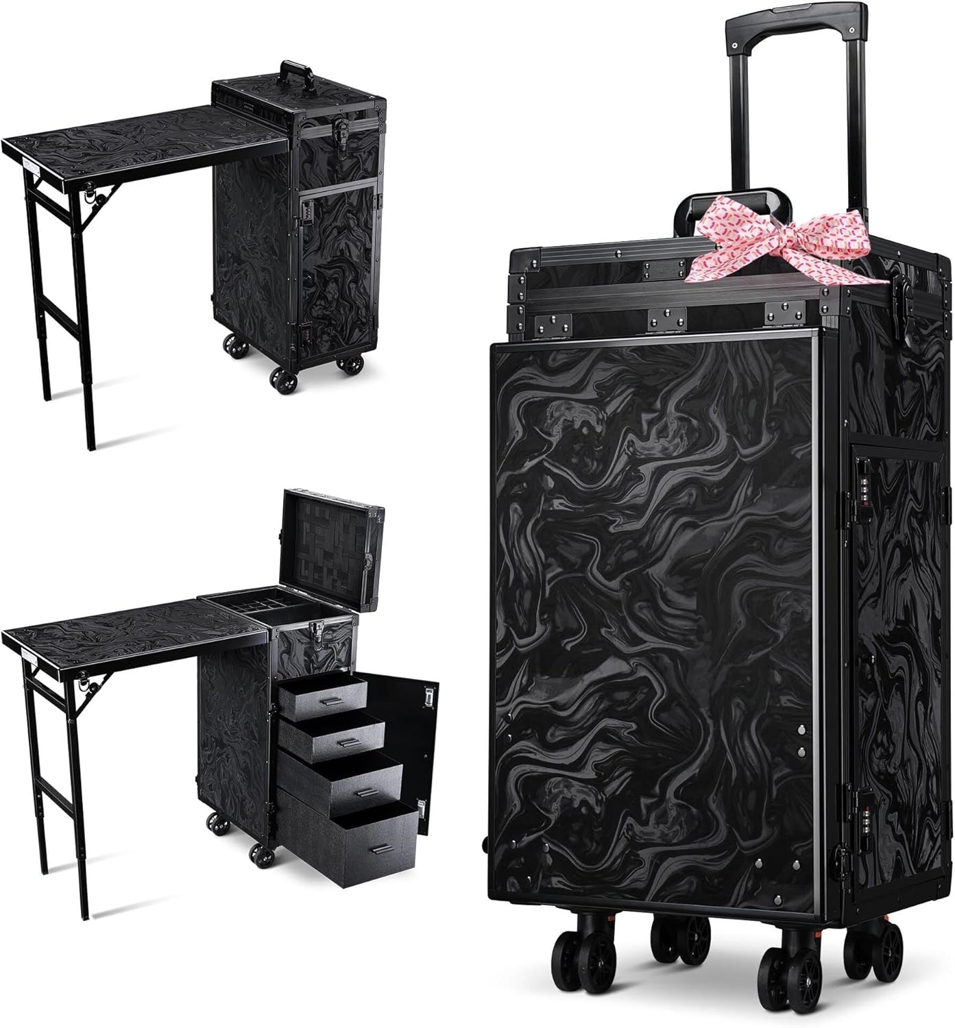 🎉Anniversary Sale - Rolling Manicure Table Makeup Station!