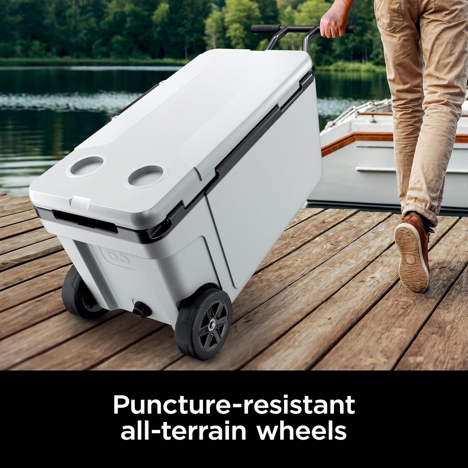 65qt Cooler with Wheels