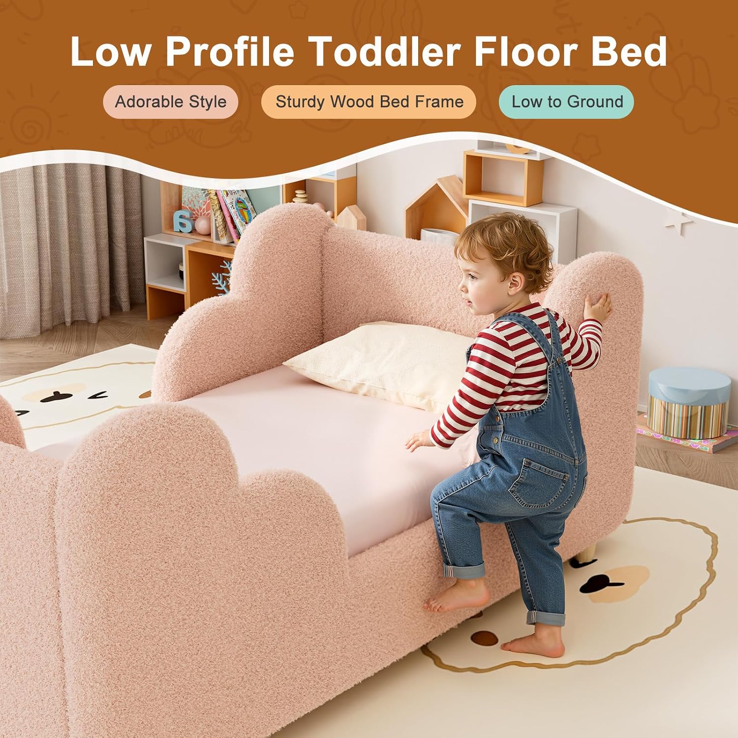 Low Profile Toddler Floor Bed