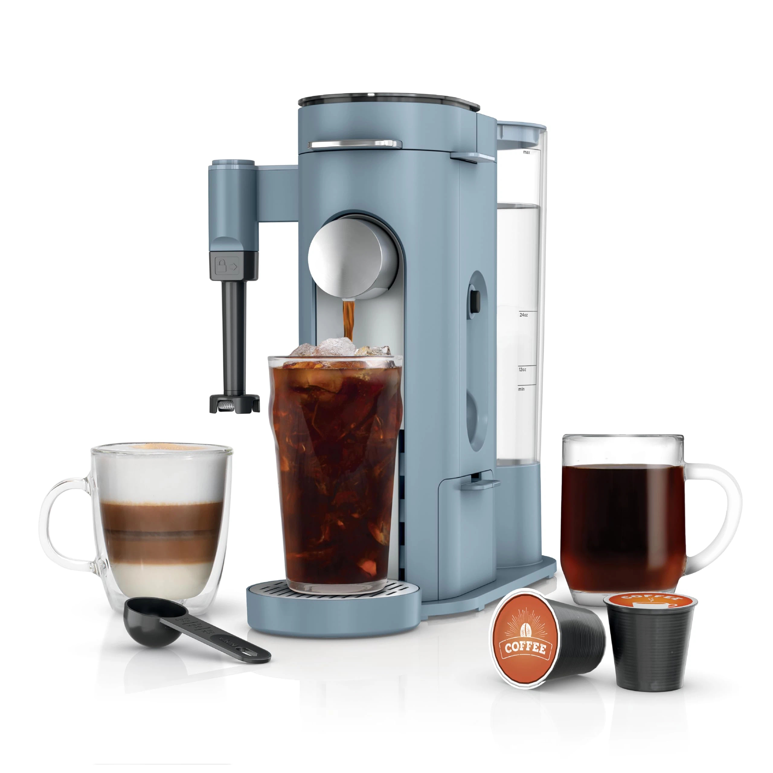 💥Factory Direct Sale💥Pod & Grounds Coffee Maker | 56oz Reservoir & 24oz Brew
