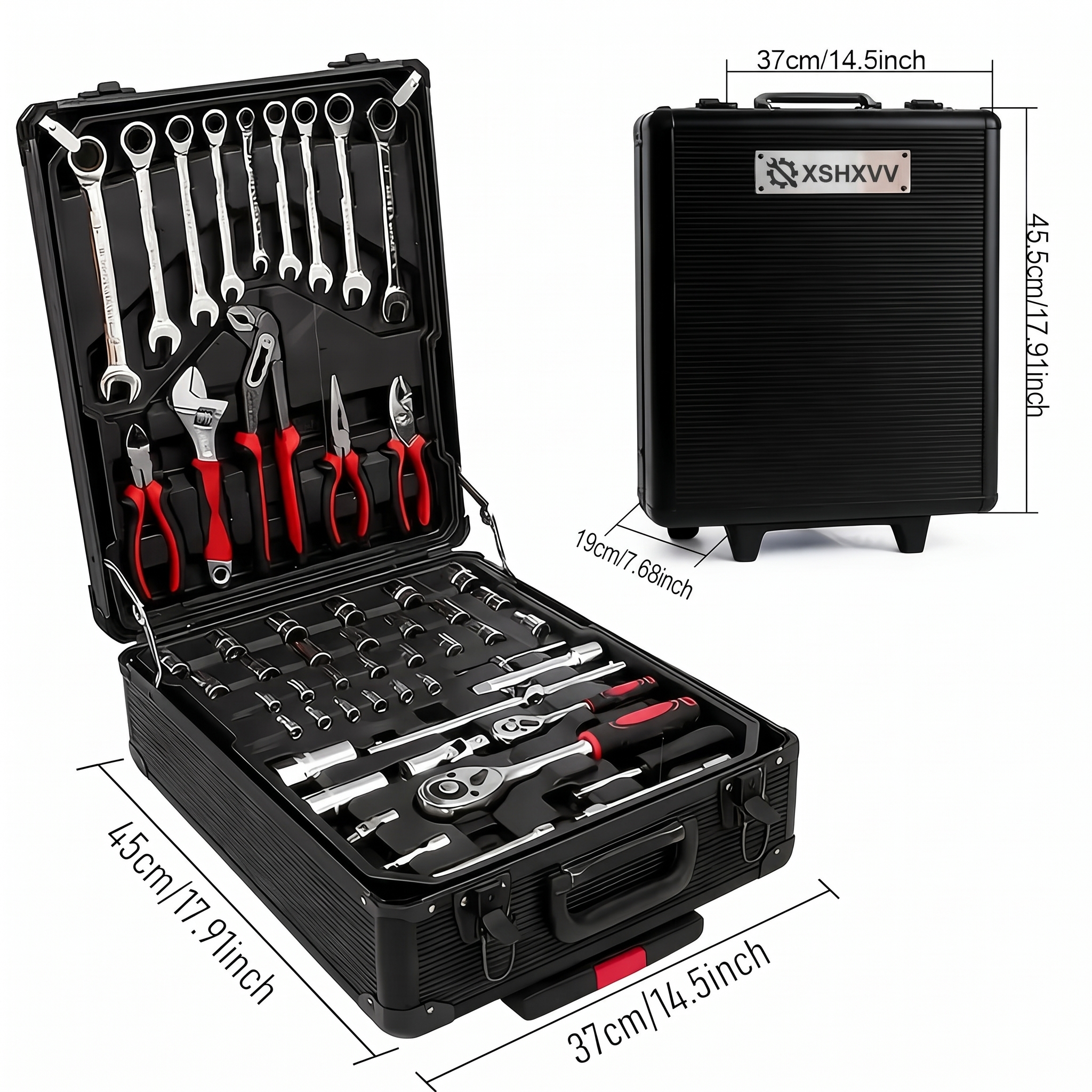 💥💥899-Piece Master Mechanic Tool Set with Mobile Rolling Storage Cabinet
