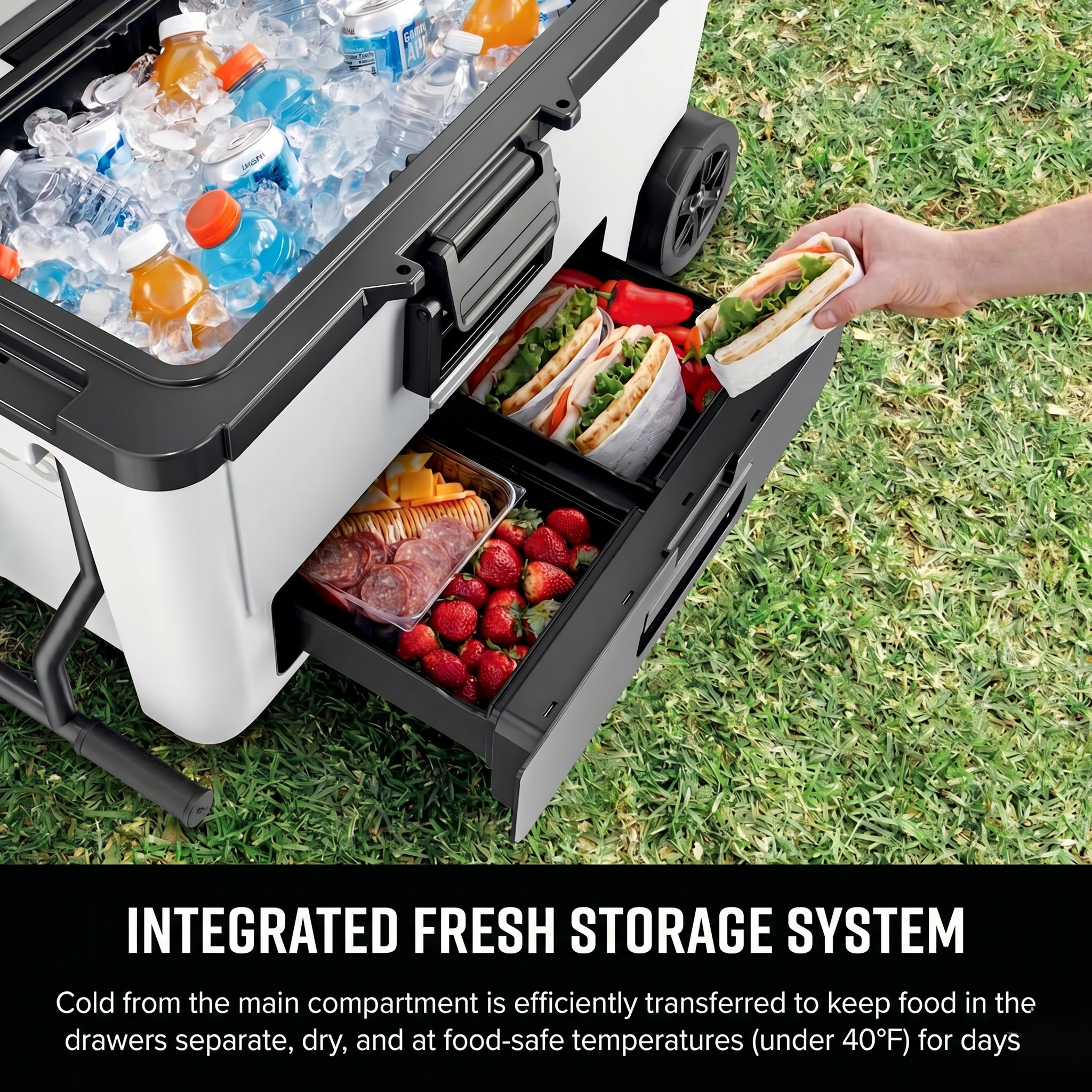 65qt Cooler with Wheels